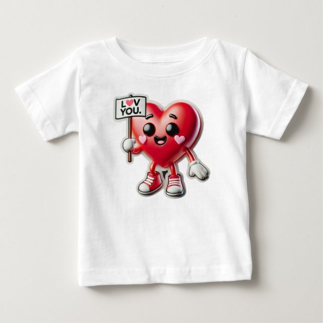 Herzliche Liebe Baby T-shirt (Vorderseite)