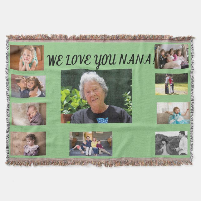 Herzliche Liebe für Nana Decke (Vorderseite)