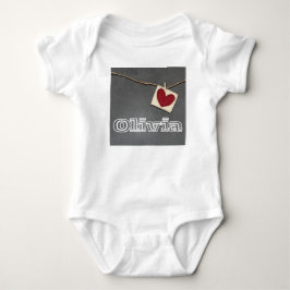 Herzliche Liebe Olivia Baby Bodysuit. Baby Strampler