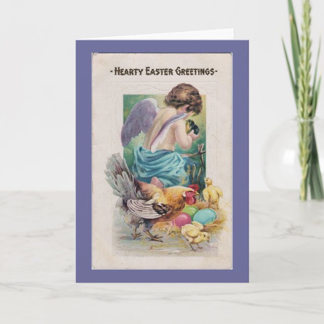 Herzliche Ostergruß - Karte (Vorderseite)