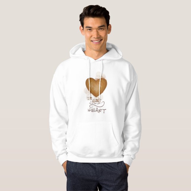 Herzliche religiöse Ermutigung, Grunge Hoodie (Vorne ganz)