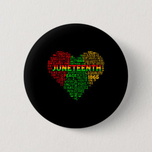 Herzliche schwarze Geschichte Afro American Africa Button