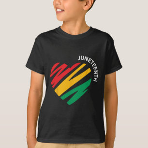Herzliche schwarze Geschichte Afro American Africa T-Shirt