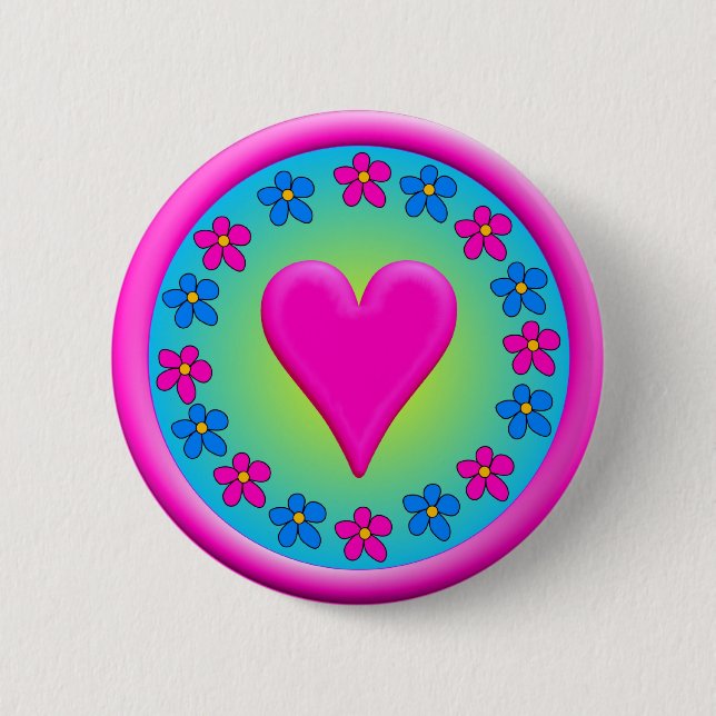 Herzliche Tatsache Button (Vorderseite)