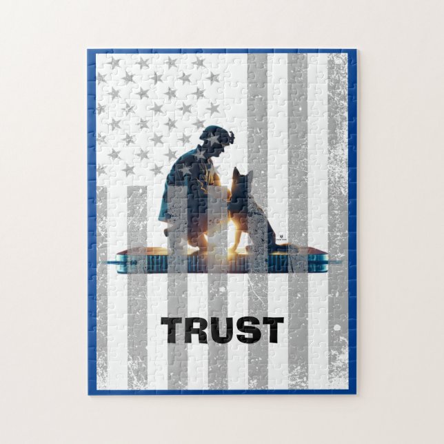 Herzliche Verbindung: Helden & Hunde (Vertikal)