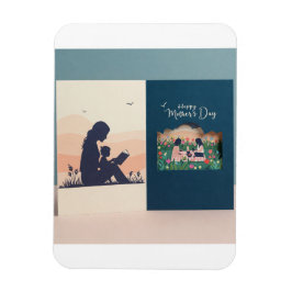 Herzliche Verbindung Mutter und Kind Magnet