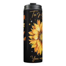 Herzliche Worte der Dankbarkeit Thermosbecher