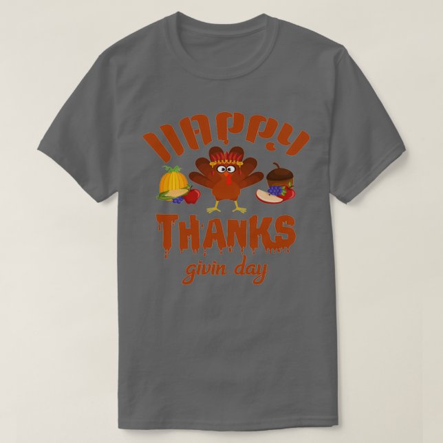 Herzlichen Dank an Givin Day T-Shirt (Design vorne)
