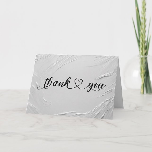 Herzlichen Dank Dankeskarte (Vorderseite)