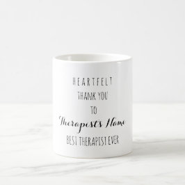 Herzlichen Dank, dass Sie die beste Therapeutin al Kaffeetasse