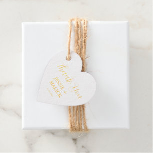 Herzlichen Dank, dass Sie mit uns Hochzeit feiern Geschenkanhänger