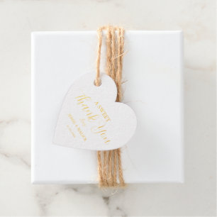 Herzlichen Dank, dass Sie mit uns Hochzeit feiern Geschenkanhänger