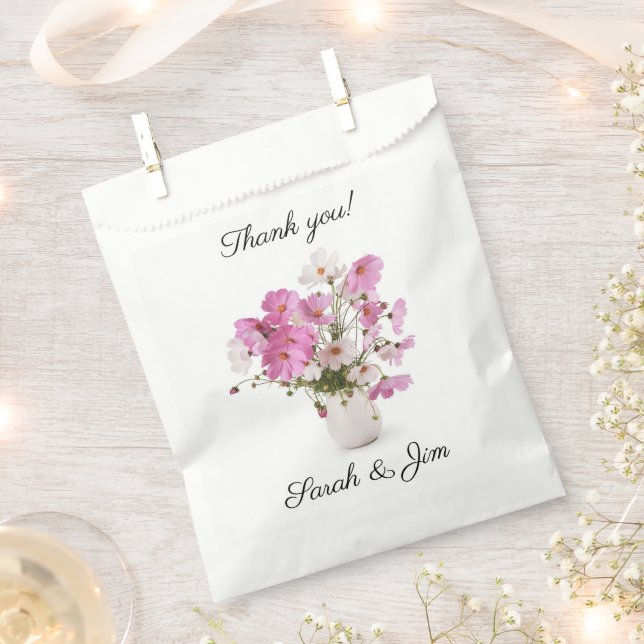 Herzlichen Dank für die Gastgeschenk Hochzeiten Geschenktütchen (Ausgeschnitten)
