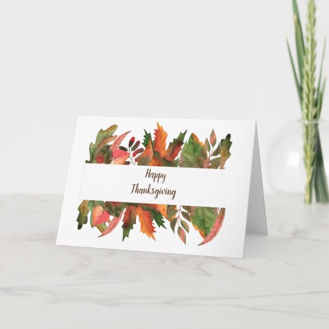 Herzlichen Dank heute Feiertagskarte (Vorderseite)