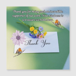 Herzlichen Dank Magnetkarte