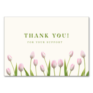 Herzlichen Dank Tischnummer