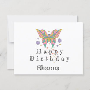 Herzlichen Dank zum Geburtstag! Postkarte