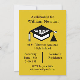 Herzlichen Glückwunsch, 2024 Absolvent! Einladung