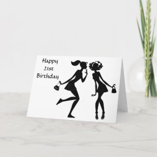 Herzlichen Glückwunsch ** 21. BIRTHTAG** zu einer Karte