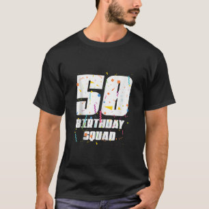 Herzlichen Glückwunsch 50. Geburtstag Squad Happy  T-Shirt