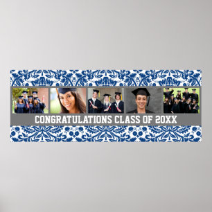 Herzlichen Glückwunsch Abschluss Custom Foto Banne Poster