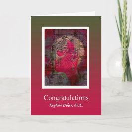 Herzlichen Glückwunsch Abschluss Doktor der Audiol Karte