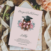 Herzlichen Glückwunsch Abschluss Geem Girl Grad Ca