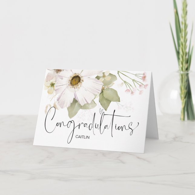 Herzlichen Glückwunsch Abschluss Gift Uni Graduate Karte (Vorderseite)