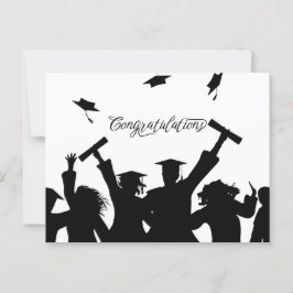 Herzlichen Glückwunsch Abschluss Postcard Postkarte