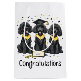 Herzlichen Glückwunsch Abschluss Standard Poodle H Mittlere Geschenktüte