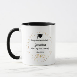 Herzlichen Glückwunsch Absolvent! Abschlusskaffee Tasse