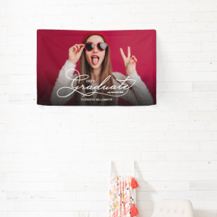 Herzlichen Glückwunsch Absolvent Modern Photo Banner