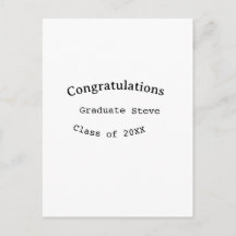 Herzlichen Glückwunsch Absolvent Name Abschlussjah