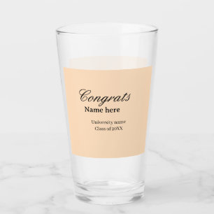 Herzlichen Glückwunsch Absolvent Universitätsname  Glas