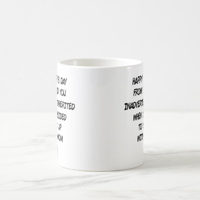 Herzlichen Glückwunsch an den Tag des Vaters Kaffeetasse (Mittel)