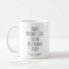 Herzlichen Glückwunsch an die beste Mutter aller Z Kaffeetasse