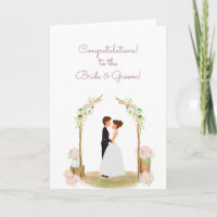 Herzlichen Glückwunsch an die Braut und den Groom