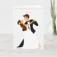 "Herzlichen Glückwunsch an die Braut und den Groom