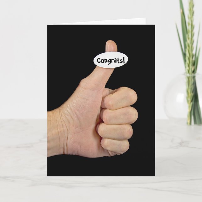 Herzlichen Glückwunsch an die Graduate Karte (Vorderseite)