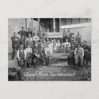 Herzlichen Glückwunsch aus Sacramento, CA! (1) Postkarte