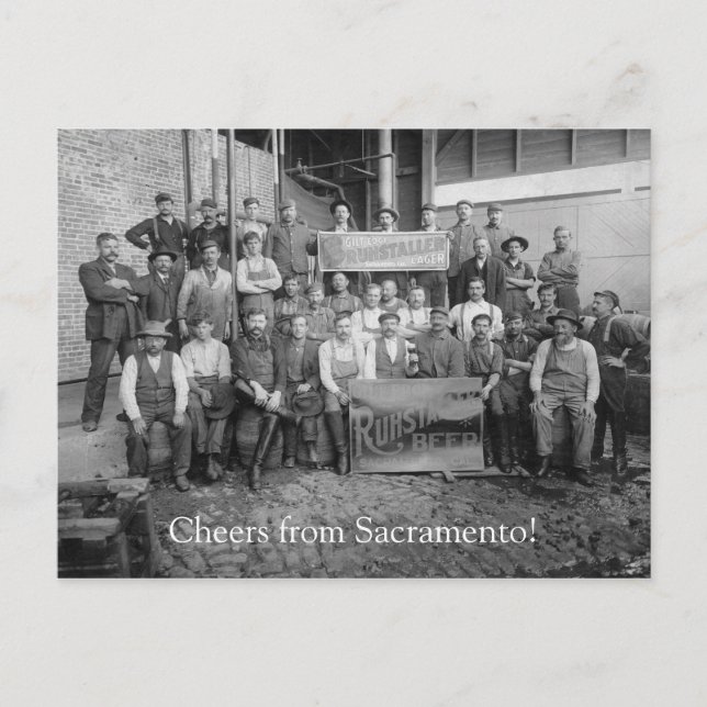 Herzlichen Glückwunsch aus Sacramento, CA! (1) Postkarte (Vorderseite)