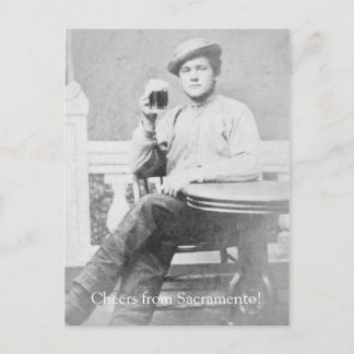 Herzlichen Glückwunsch aus Sacramento, CA! (2) Postkarte