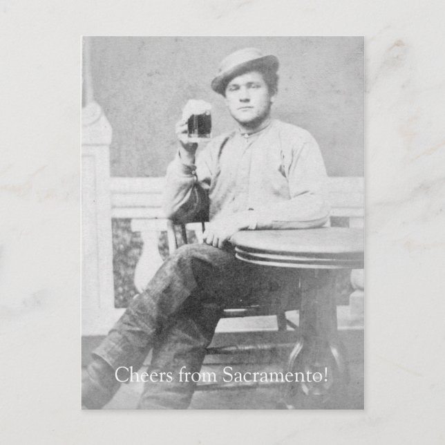 Herzlichen Glückwunsch aus Sacramento, CA! (2) Postkarte (Vorderseite)