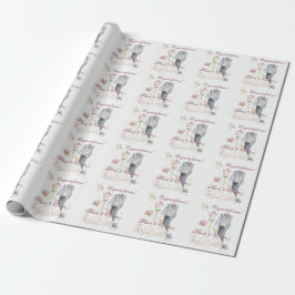 Herzlichen Glückwunsch! Braut & Bräutigam Hochzeit Geschenkpapier