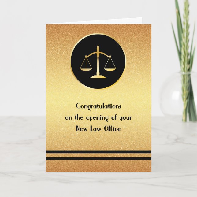 Herzlichen Glückwunsch Card Eröffnung des neuen Bü Karte (Vorderseite)