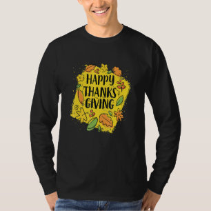 Herzlichen Glückwunsch, dass ich Thanksgiv in gelb T-Shirt