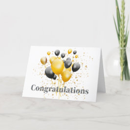 Herzlichen Glückwunsch Dekoratives Disco Ball Dankeskarte