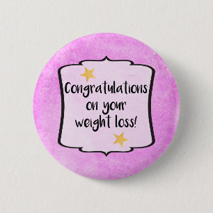 Herzlichen Glückwunsch Diät Slimming Group Motivat Button