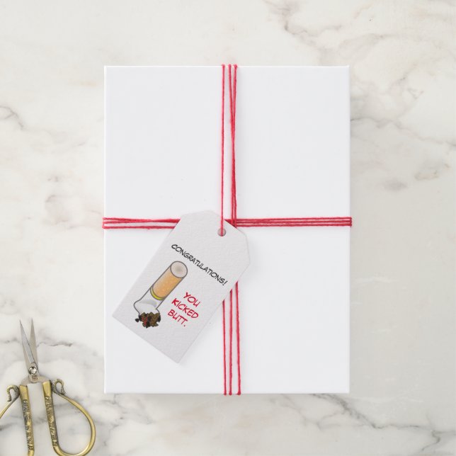 Herzlichen Glückwunsch! Du hast Personalisiert Hin Geschenkanhänger (Mit Garn)
