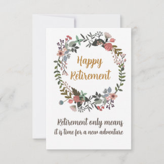 Herzlichen Glückwunsch für das Rente